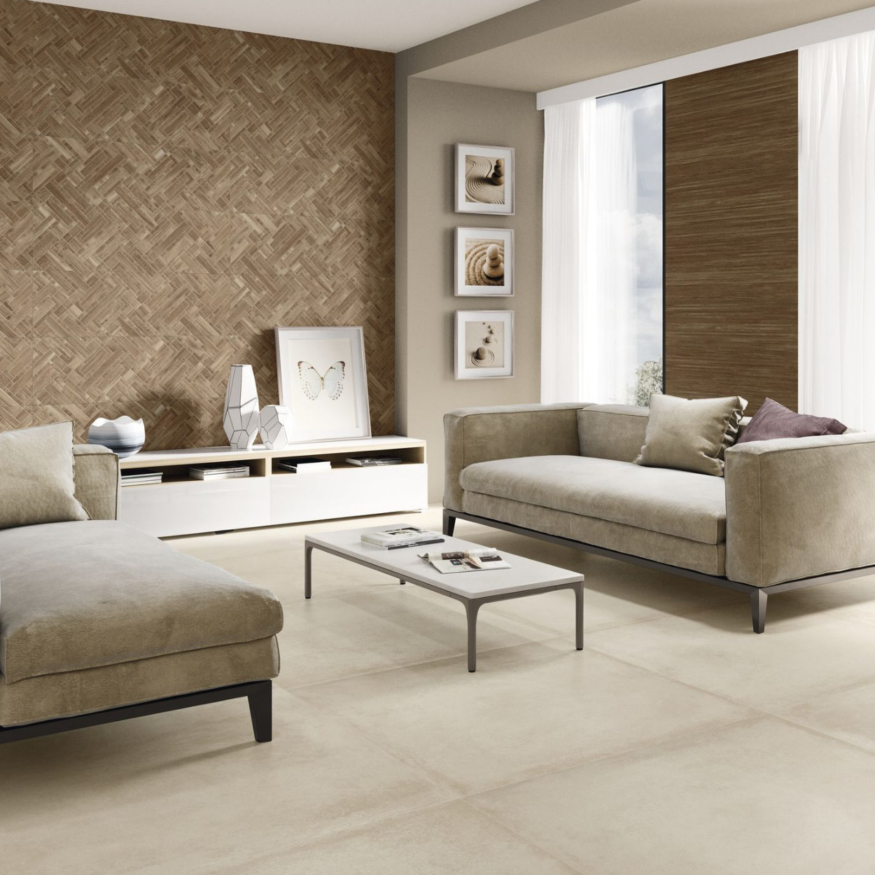 Baldocer Cerámica Larchwood Ipe Houtlook Wandtegel 30x90cm